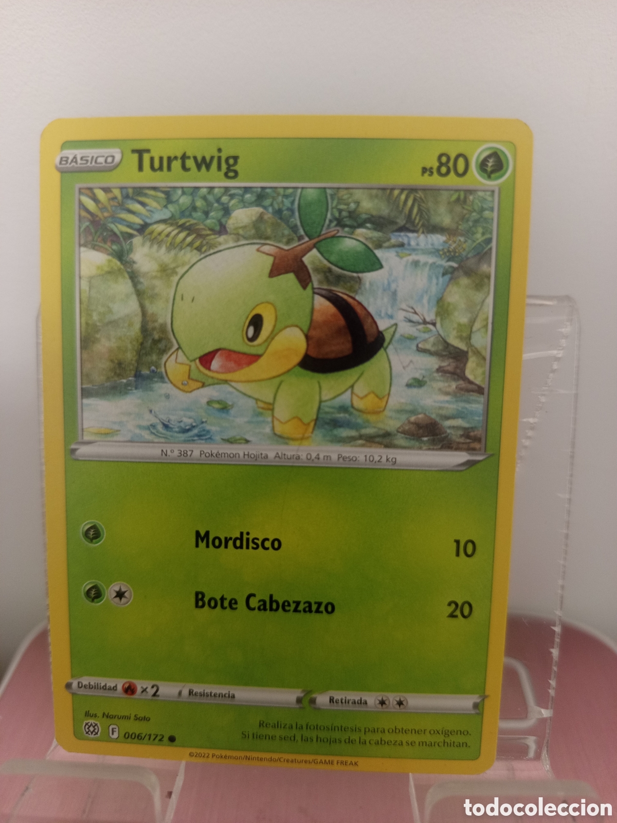 Coleccionismo Cromos antiguos: ❇️ CROMO CARTA TURWIG B&Aacute;SICO POKEMON ❇️