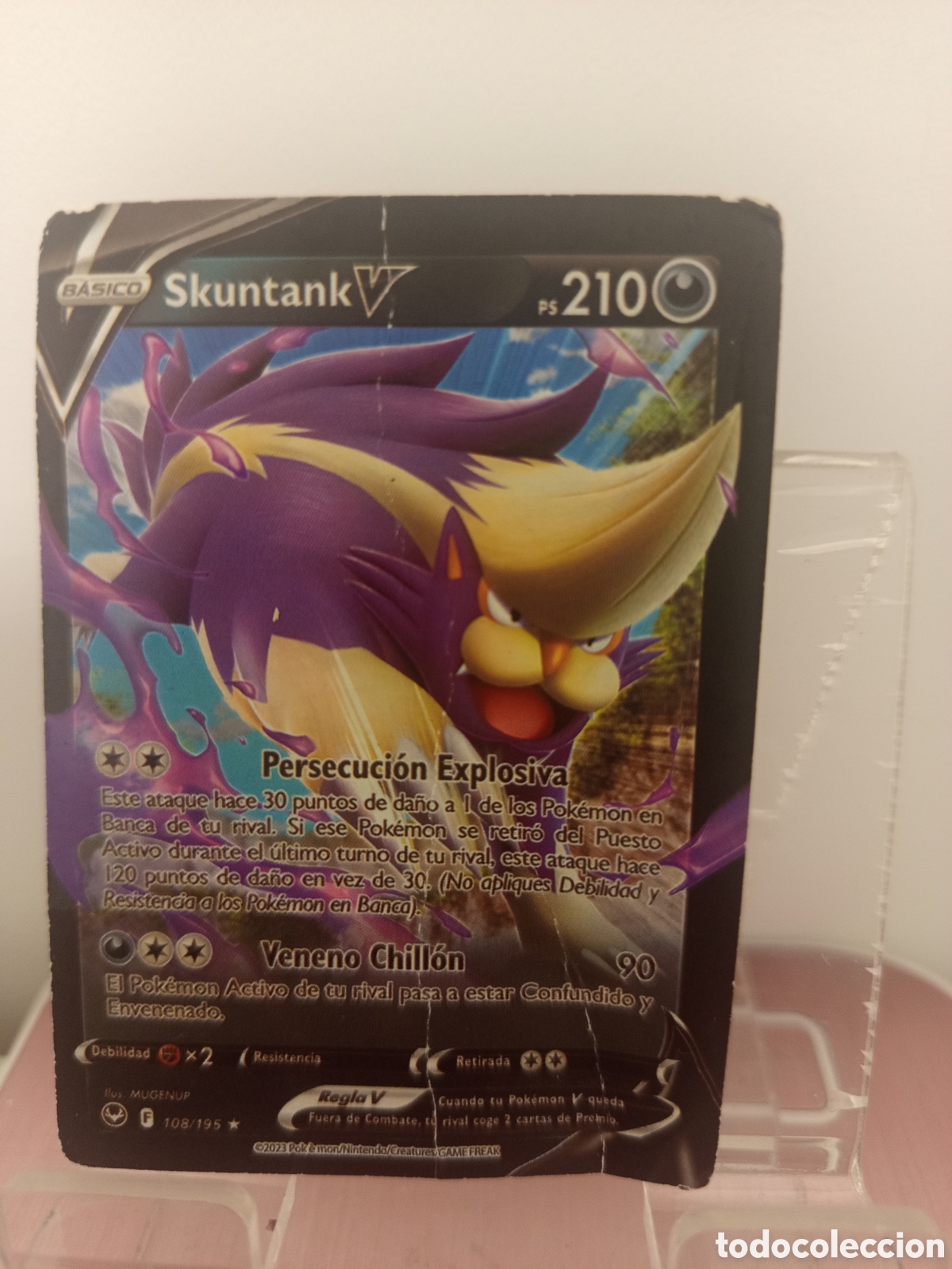 Coleccionismo Cromos antiguos: ❇️ CARD CARTA SKUNTANK 6 006 / 172 POKEMON 2022 ED. ESPA&Ntilde;OLA ❇️