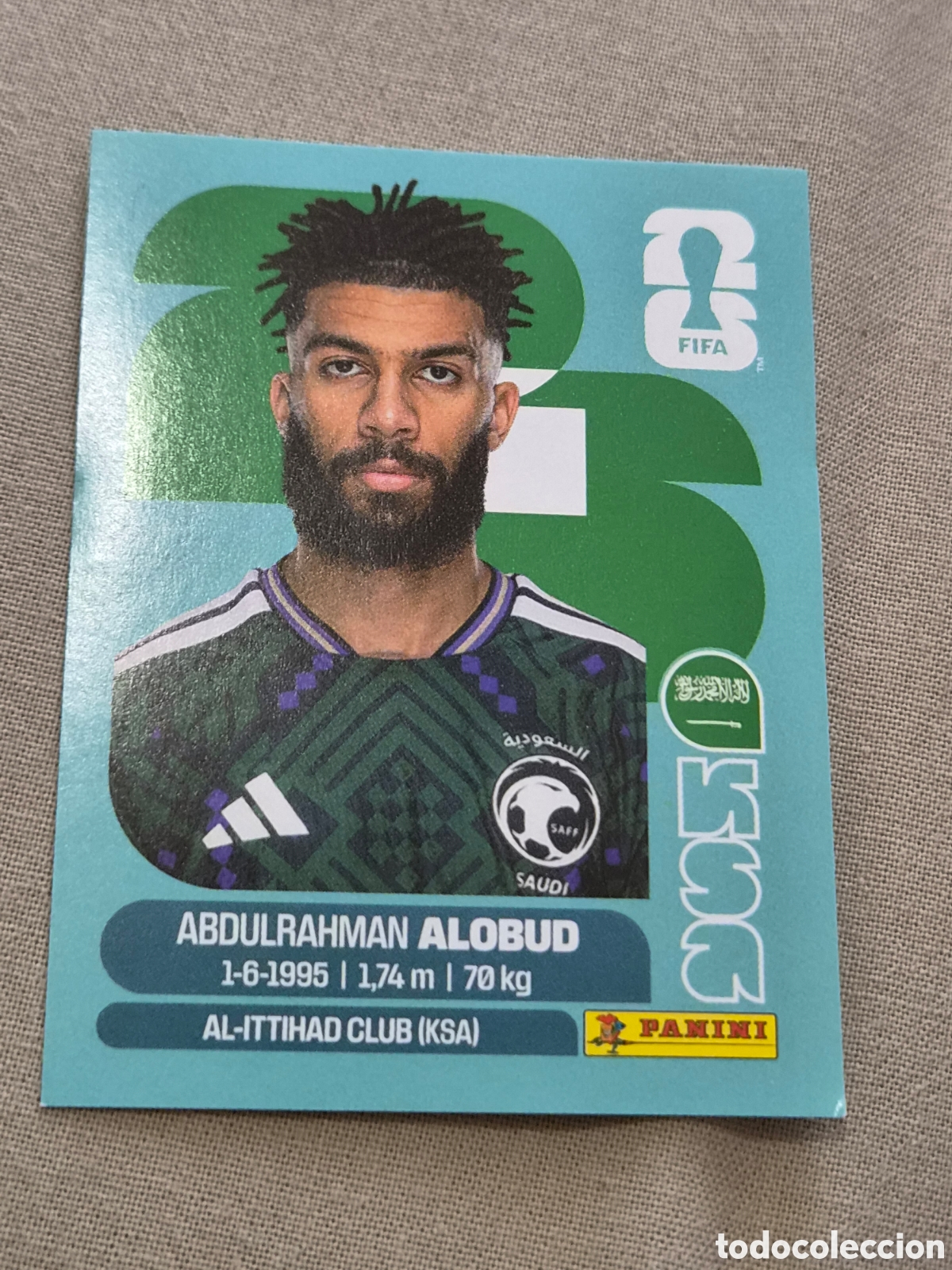 Coleccionismo Cromos antiguos: KSA17 - ALOBUD , ARABIA SAUDITA FIFA WORLD CUP 2026