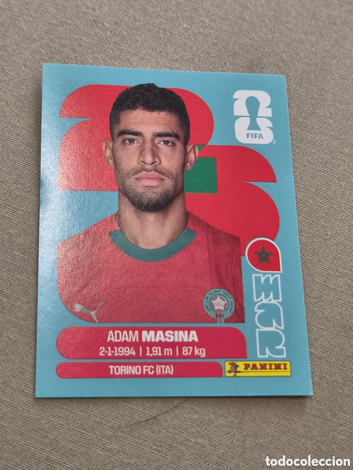 Collectionnisme Cartes &agrave; collectionner anciennes: MAR9 - MASINA , MARRUECOS FIFA WORLD CUP 2026