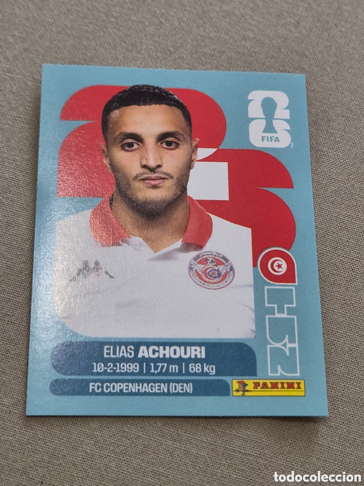 Collectionnisme Cartes &agrave; collectionner anciennes: TUN15 - ACHOURI , TUNISIA FIFA WORLD CUP 2026