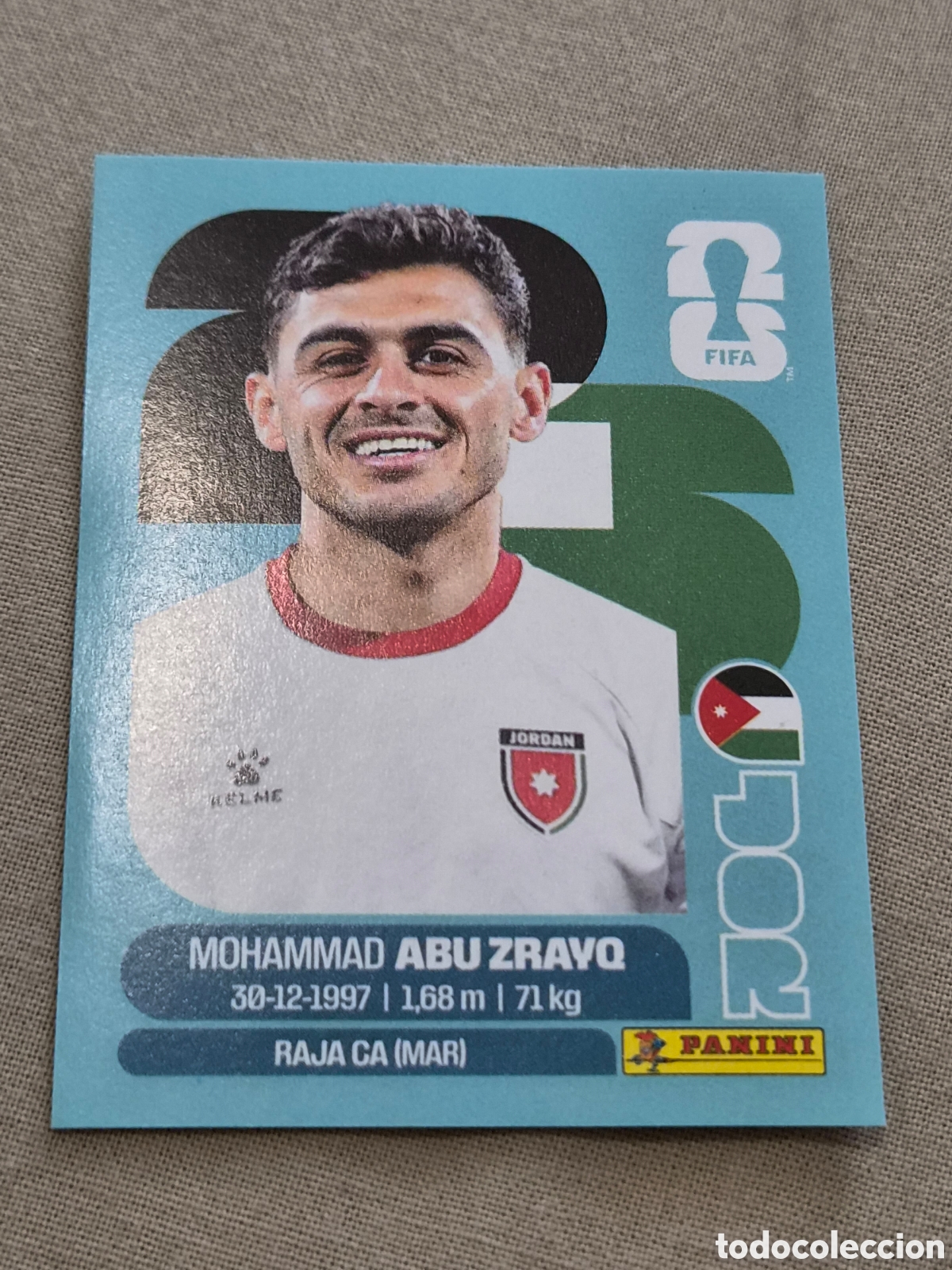 Collectionnisme Cartes &agrave; collectionner anciennes: JOR19 - ABU ZRAYQ , JORDANIA FIFA WORLD 2026