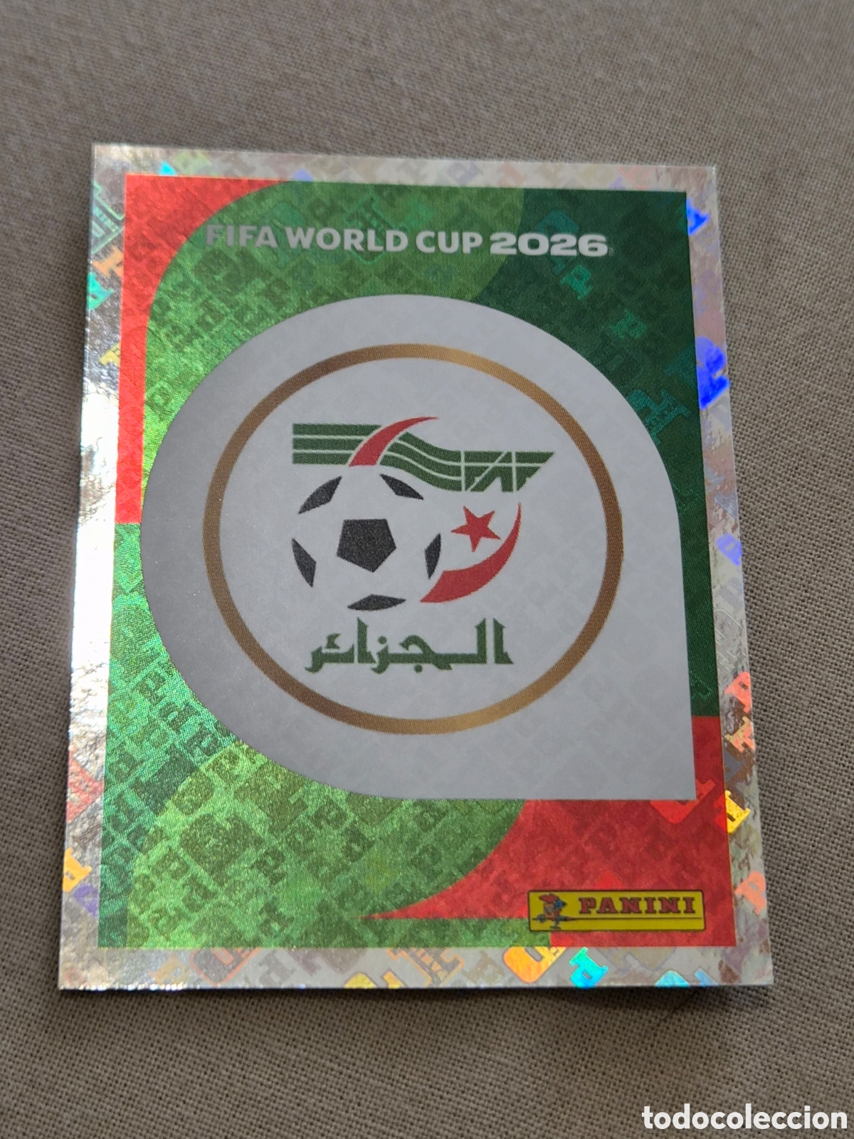 Collectionnisme Cartes &agrave; collectionner anciennes: ALG1 - ESCUDO ALGERIA FIFA WORLD CUP 2026
