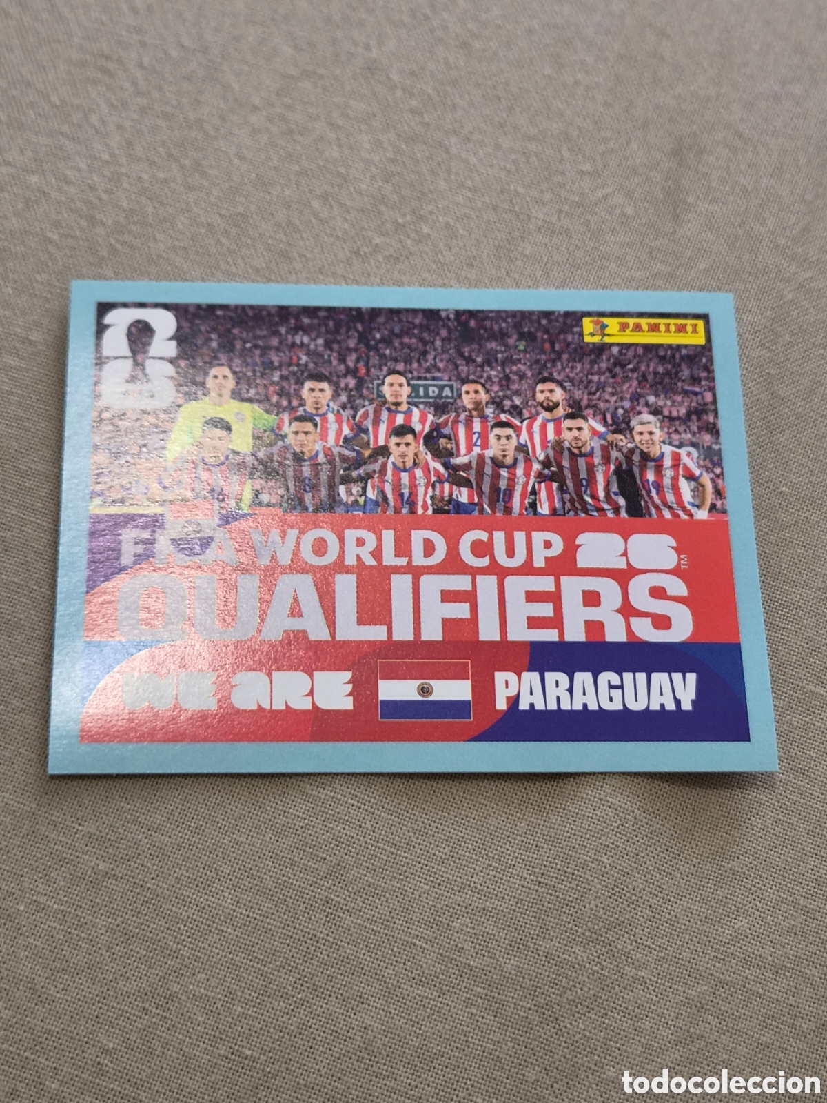 Coleccionismo Cromos antiguos: PAR13 - ALINEACI&Oacute;N PARAGUAY FIFA WORLD CUP 2026