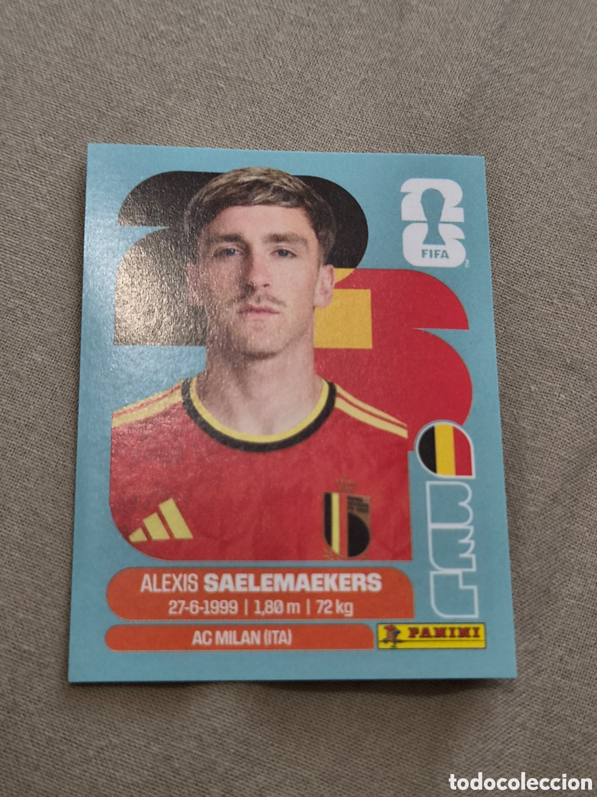 Coleccionismo Cromos antiguos: BEL12 - SAELEMAEKERS , B&Eacute;LGICA FIFA WORLD CUP 2026