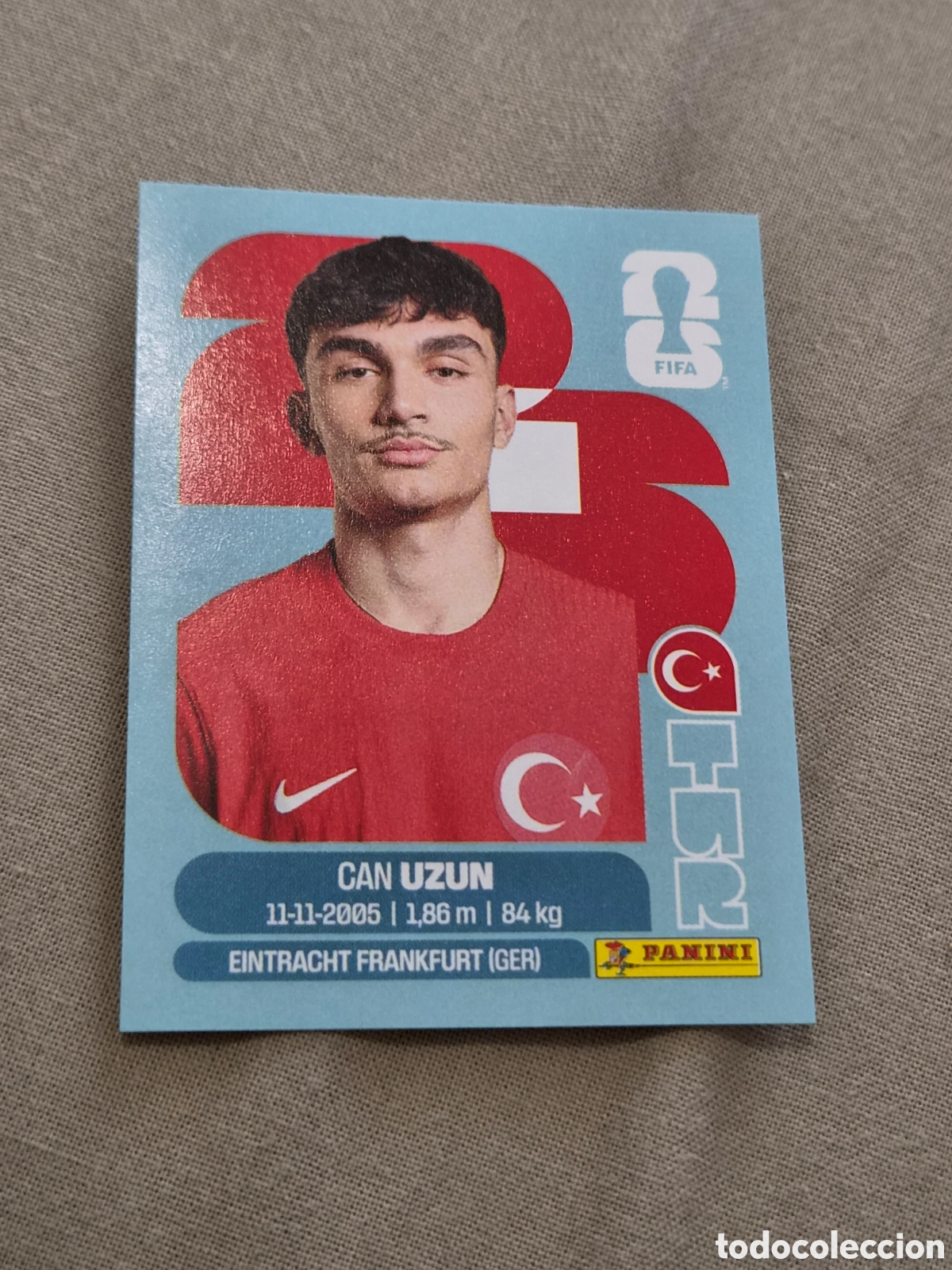 Coleccionismo Cromos antiguos: TUR17 - UZUN , TURQU&Iacute;A FIFA WORLD CUP 2026