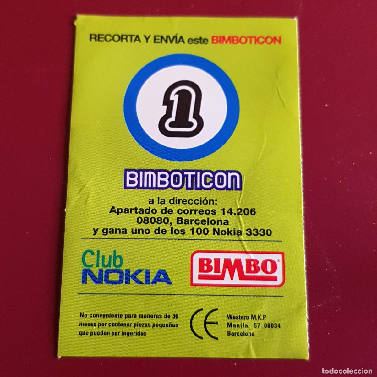 Coleccionismo Cromos antiguos: BIMBO - BIMBOTICON - NUNCA PEGADO