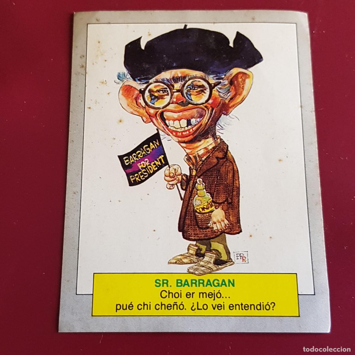 Colecionismo Cromos antigos: ESTE - KARIKATAS Y CHISTORRETAS - SR BARRAGAN 96 - NUNCA PEGADO