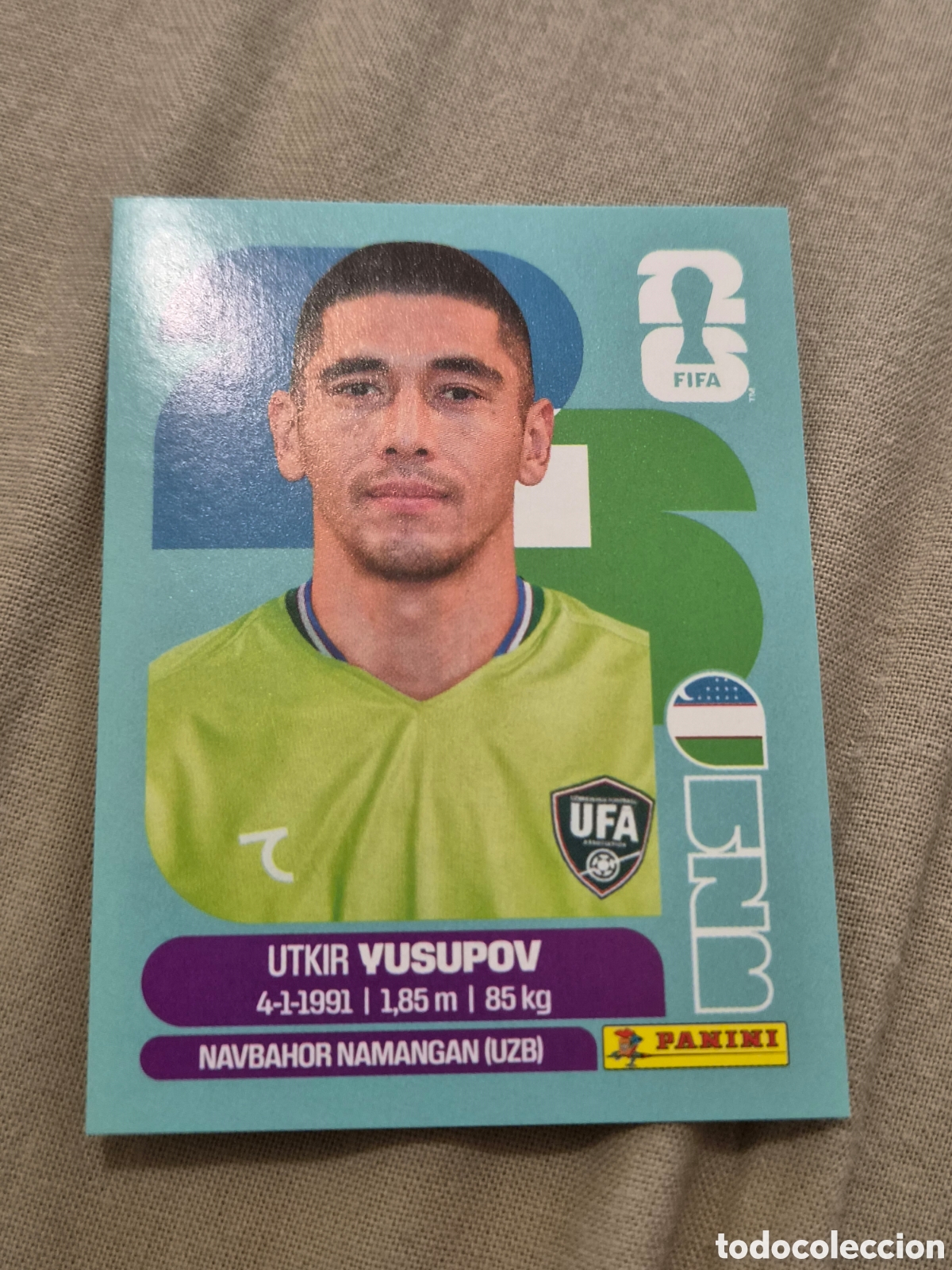 Coleccionismo Cromos antiguos: UZB2 - YUSUPOV, UZBEKIST&Aacute;N FIFA WORLD CUP 2026