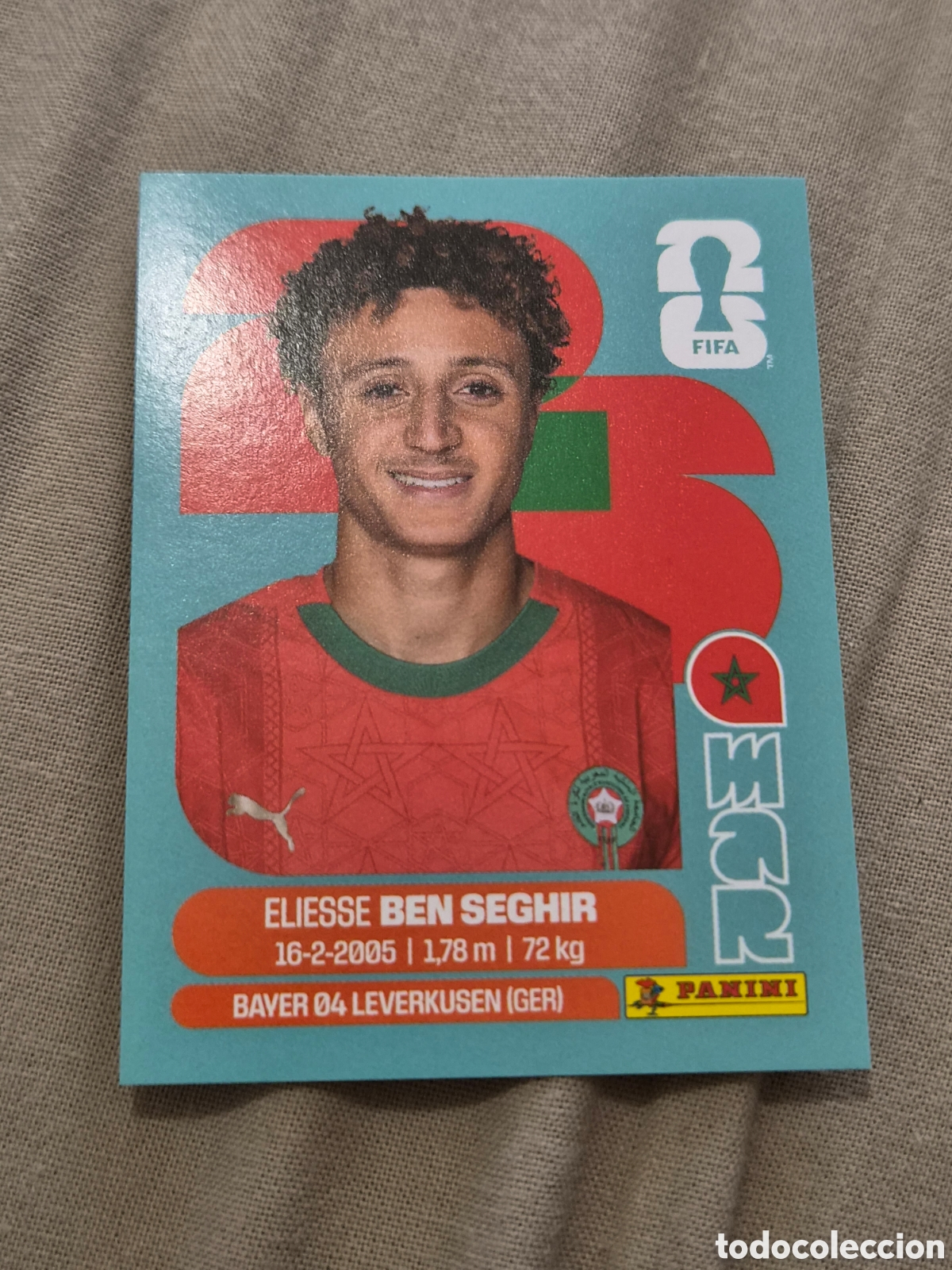 Coleccionismo Cromos antiguos: MAR12 - BEN SEGHIR , MARRUECOS FIFA WORLD CUP 2026
