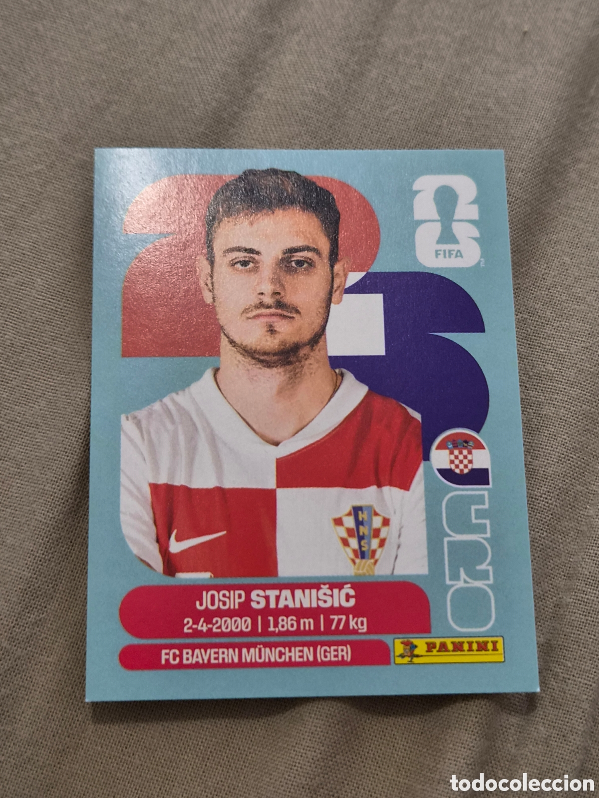 Coleccionismo Cromos antiguos: CRO5 - STANISIC , CROACIA FIFA WORLD CUP 2026