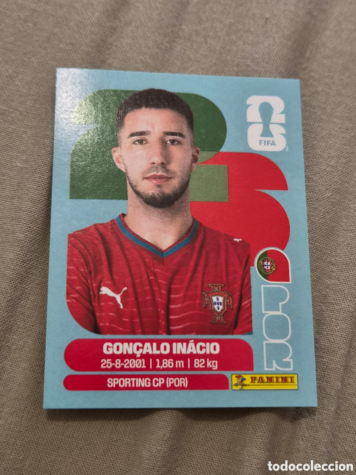 Coleccionismo Cromos antiguos: POR8 - GON&Ccedil;ALO INACIO, PORTUGAL FIFA WORLD CUP 2026