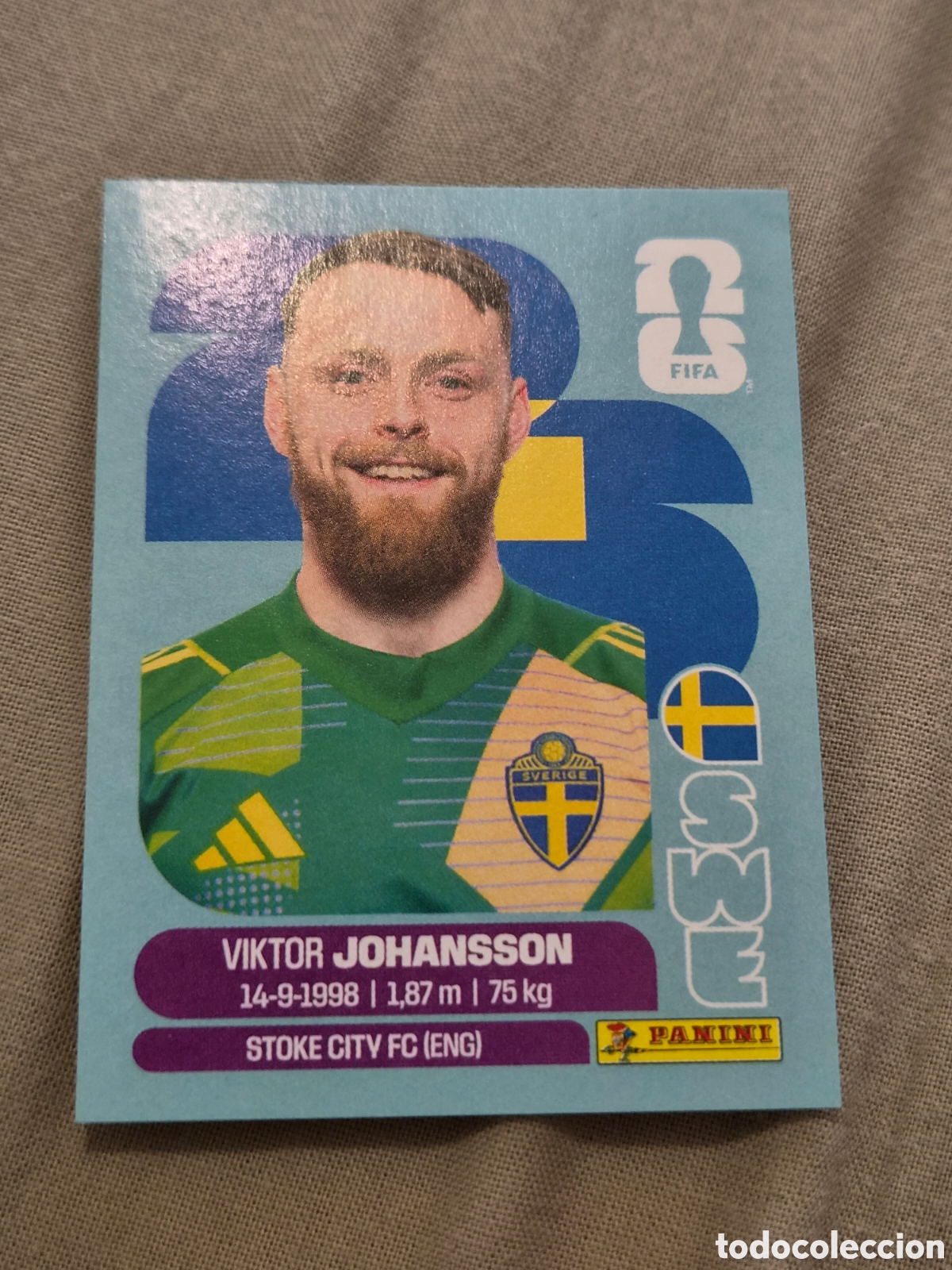 Coleccionismo Cromos antiguos: SWE2 - JOHANSSON , SUECIA FIFA WORLD CUP 2026
