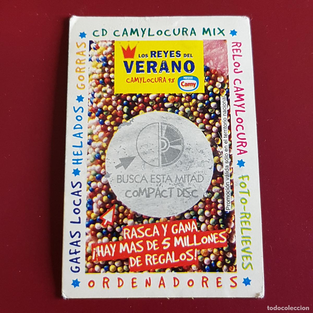 Coleccionismo Cromos antiguos: CAMY - CAMYLOCURA - LOS REYES DEL VERANO - MIX RASCA Y GANA