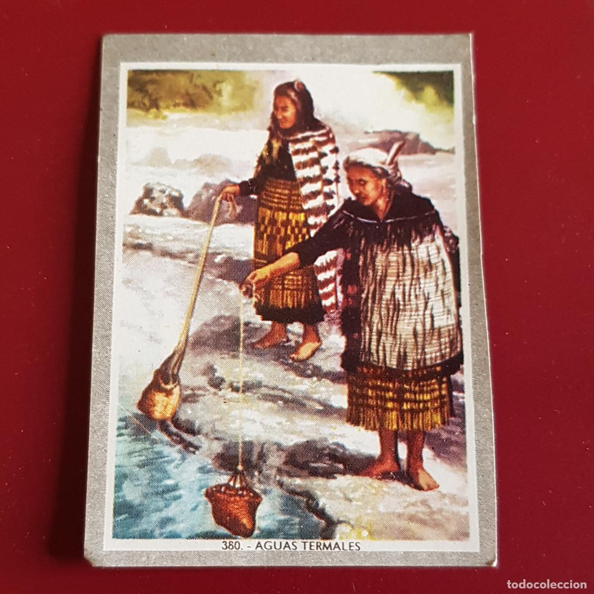 Coleccionismo Cromos antiguos: ALBUMES ESPA&Ntilde;OLES - VIDA Y COLOR 2 MINI - LOS MAORIES - AGUAS TERMALES 380 - NUNCA PEGADO