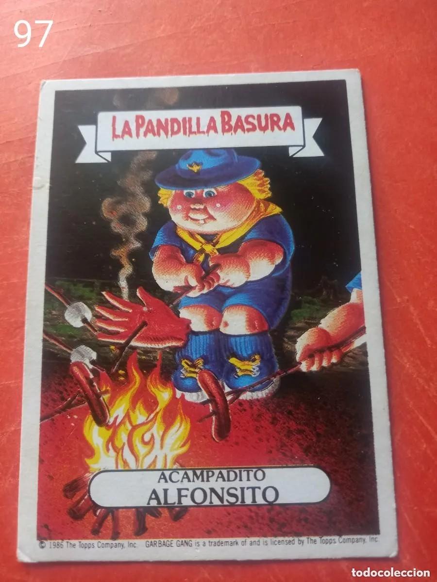 Coleccionismo Cromos antiguos: Cromo n.97 la pandilla basura (album azul) sin pegar