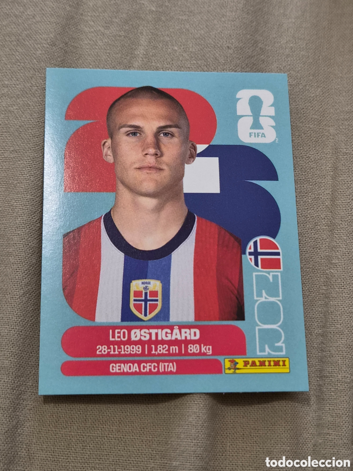 Coleccionismo Cromos antiguos: NOR4 - OSTIGARD , NORUEGA FIFA WORLD CUP 2026