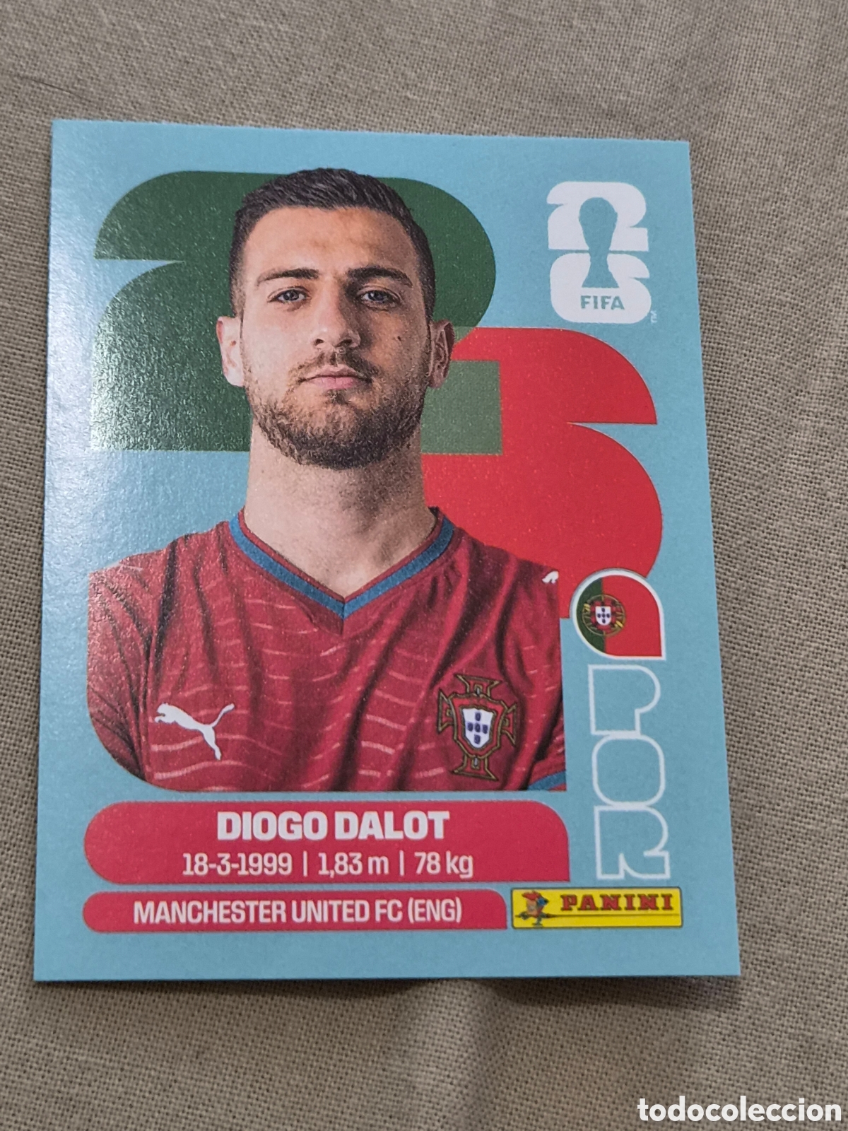 Coleccionismo Cromos antiguos: POR6 - DIOGO DALOT , PORTUGAL FIFA WORLD CUP 2026