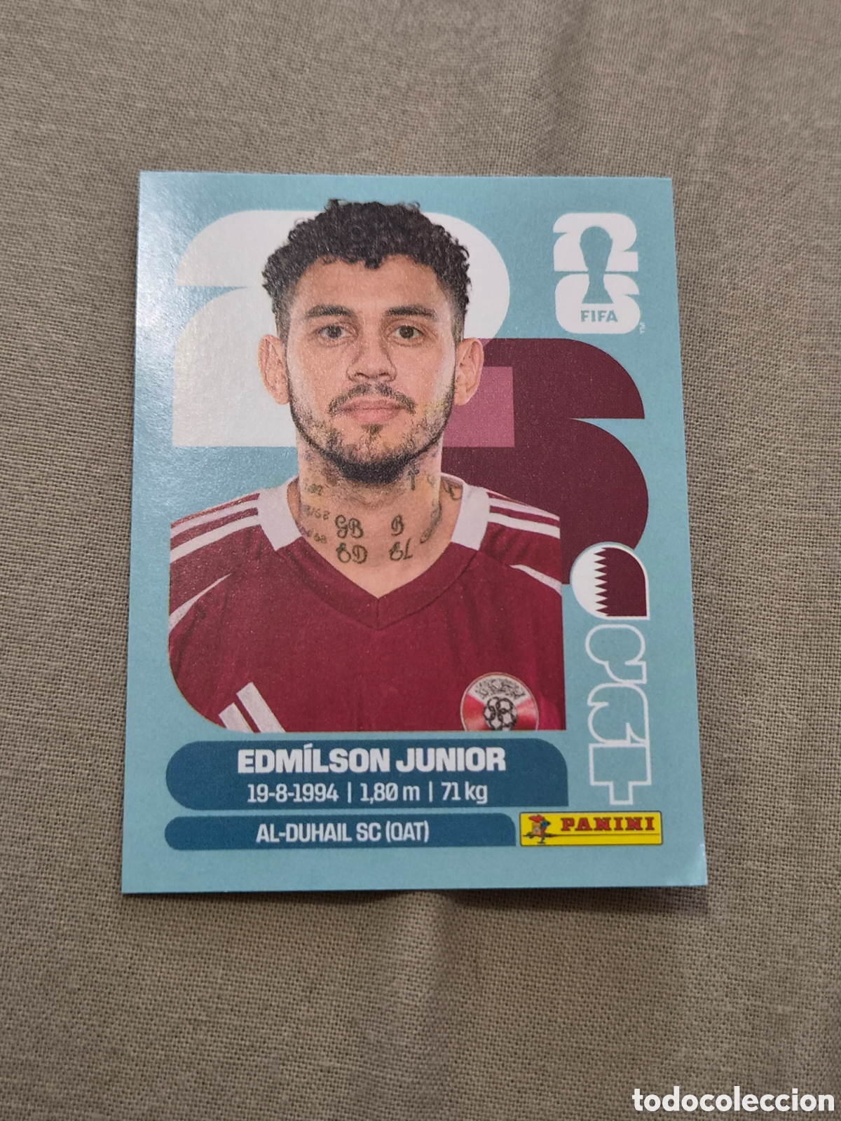 Coleccionismo Cromos antiguos: QAT17 - EDMILSON JUNIOR, QATAR FIFA WORLD CUP 2026