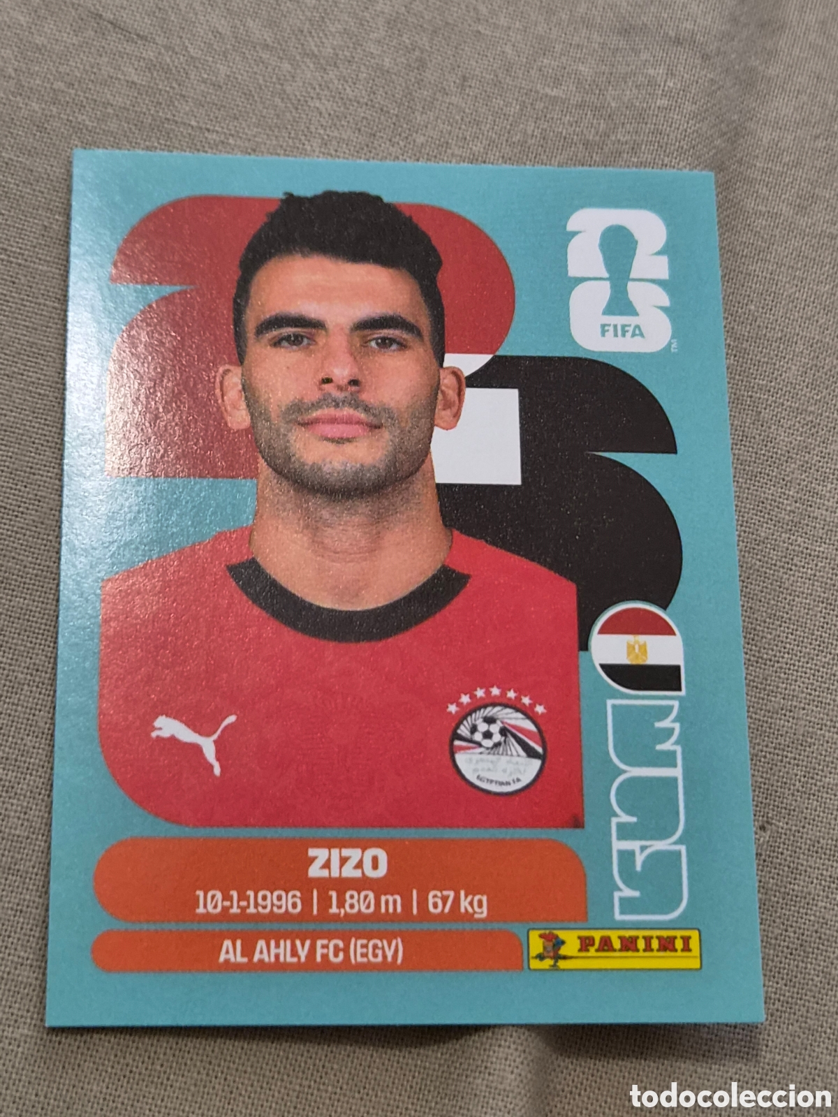 Coleccionismo Cromos antiguos: EGY11 - ZIZO, EGIPTO FIFA WORLD CUP 2026