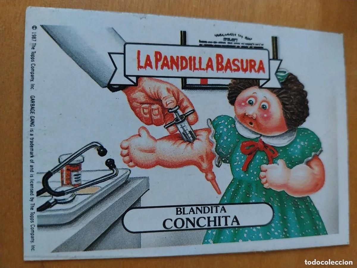 Coleccionismo Cromos antiguos: Cromo n.46 la pandilla basura (album azul) sin pegar