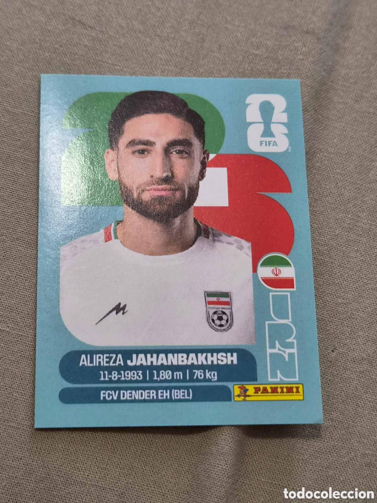 Coleccionismo Cromos antiguos: IRN19 - JAHANBAKHSH , IRAN FIFA WORLD CUP 2026