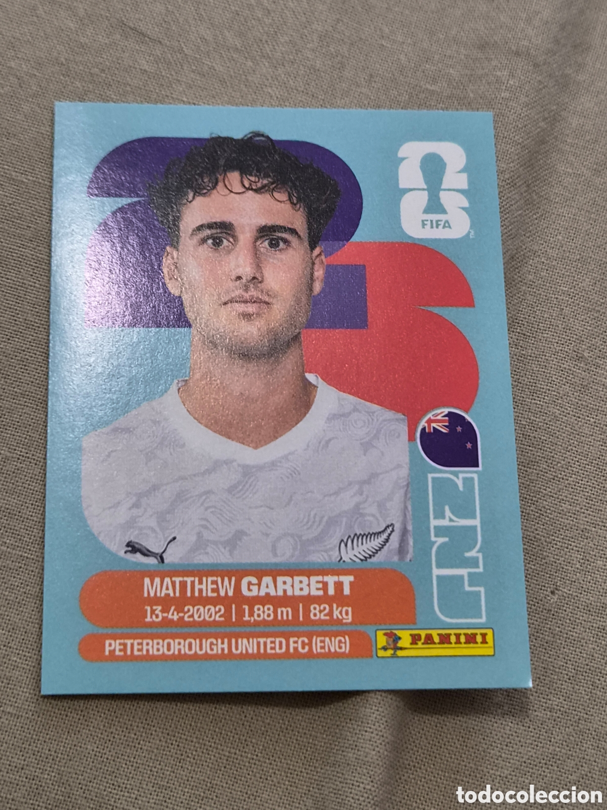 Coleccionismo Cromos antiguos: NZL14 - GARBETT , NUEVA ZELANDA FIFA WORLD CUP 2026