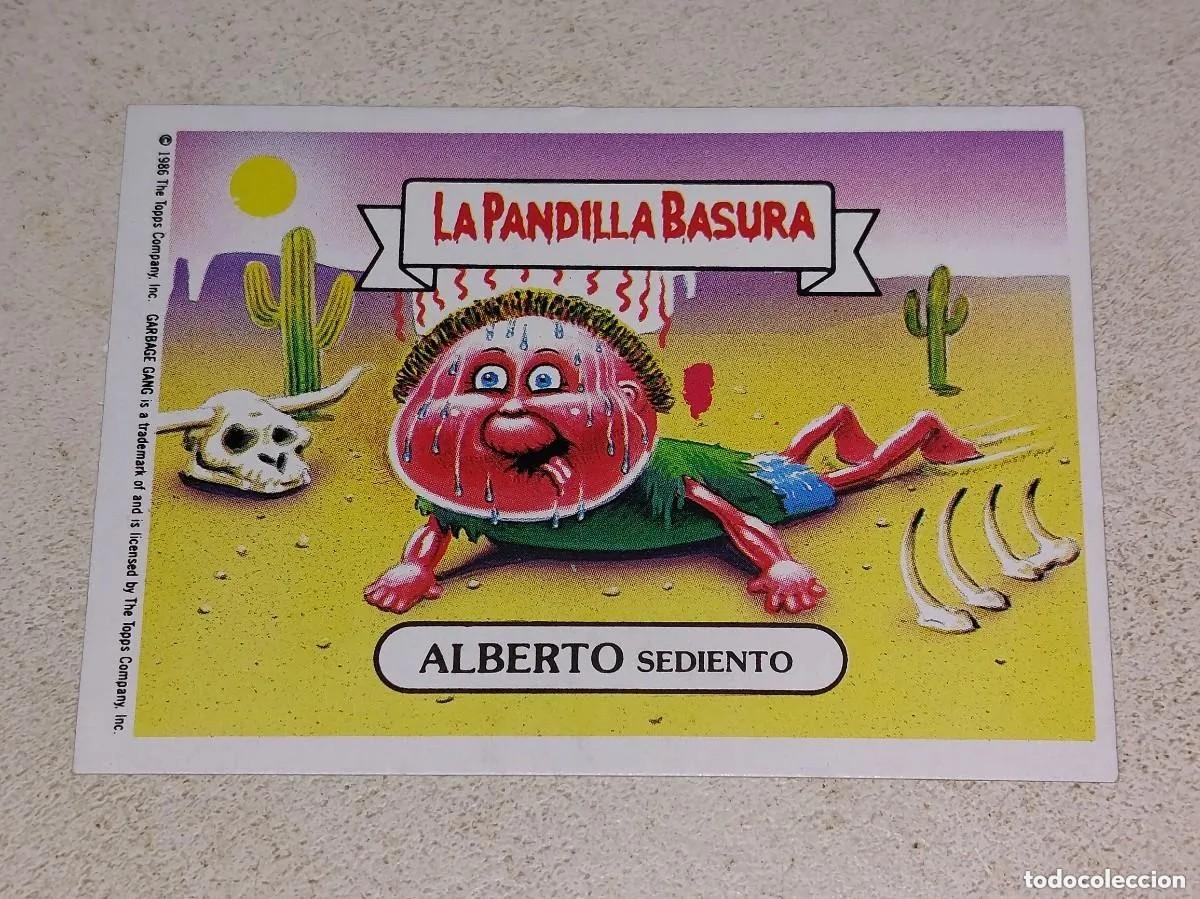 Coleccionismo Cromos antiguos: Cromo n.18 la pandilla basura (album azul) sin pegar