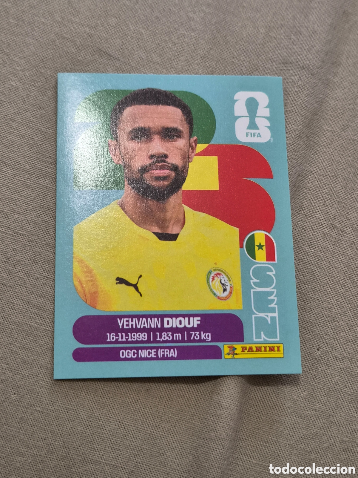 Coleccionismo Cromos antiguos: SEN3 - DIOUF , SENEGAL FIFA WORLD CUP 2026
