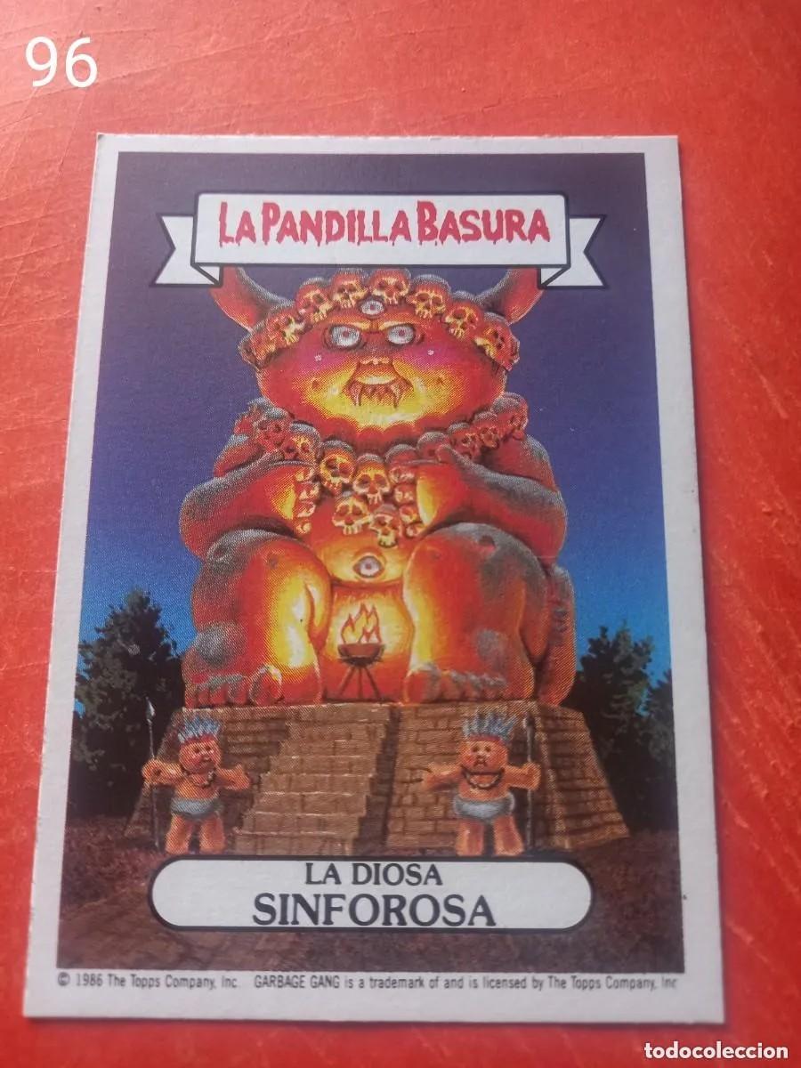 Coleccionismo Cromos antiguos: Cromo n.96 la pandilla basura (album azul) sin pegar