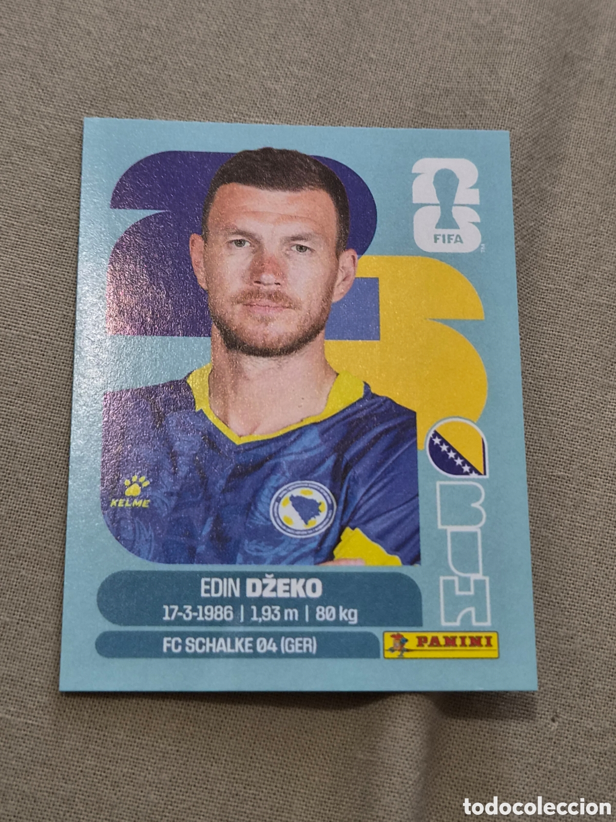 Coleccionismo Cromos antiguos: BIH18 - DZEKO , BOSNIA FIFA WORLD CUP 2026