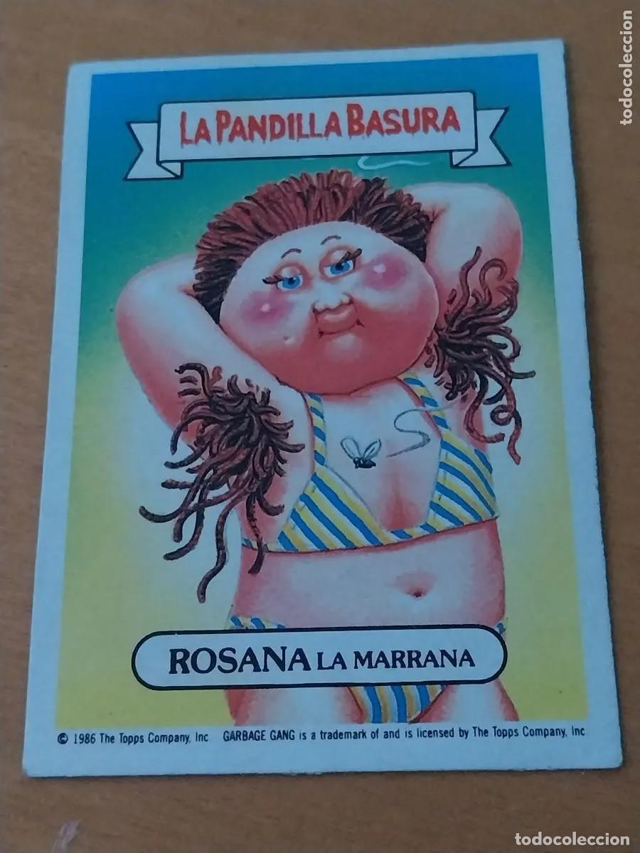 Coleccionismo Cromos antiguos: Cromo n.92 la pandilla basura (album azul) sin pegar
