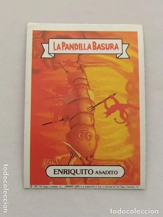 Coleccionismo Cromos antiguos: Cromo n.81 la pandilla basura (album azul) sin pegar