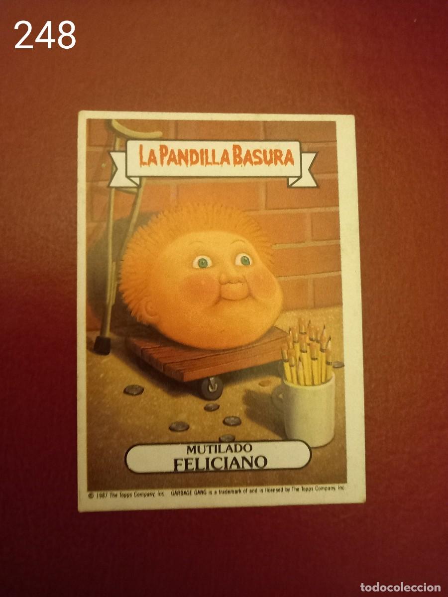 Coleccionismo Cromos antiguos: Cromo n.248 la pandilla basura (album azul) sin pegar