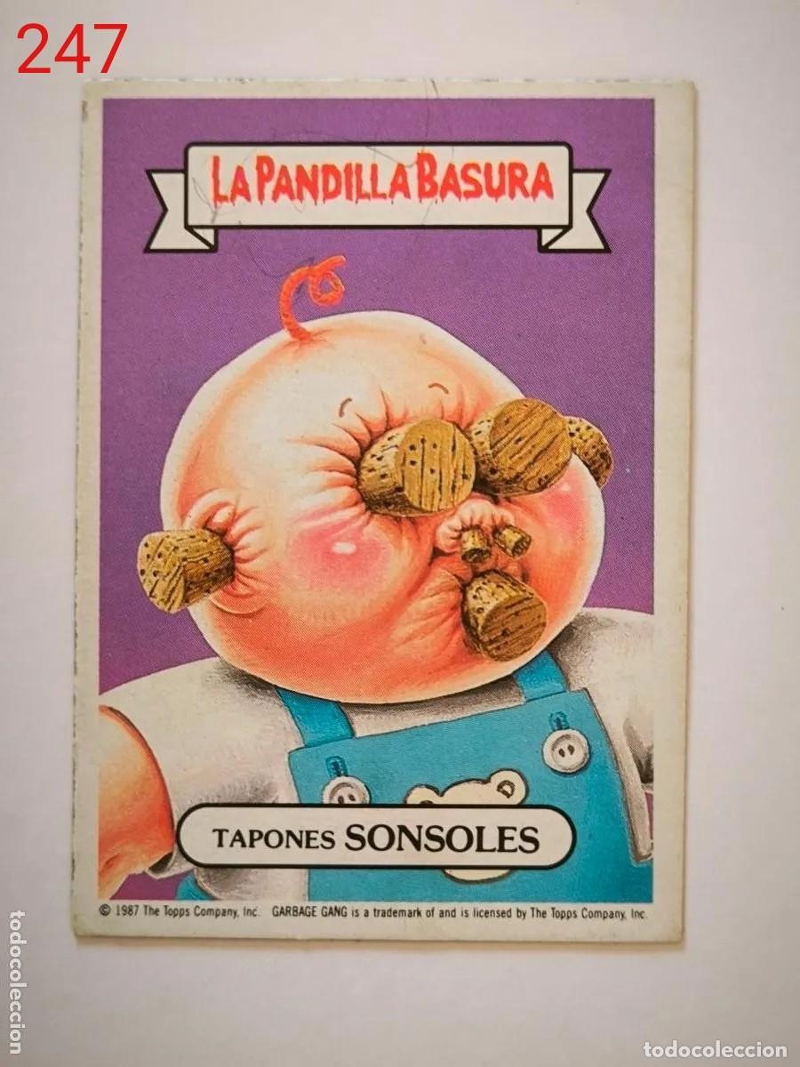 Coleccionismo Cromos antiguos: Cromo n.247 la pandilla basura (album azul) sin pegar