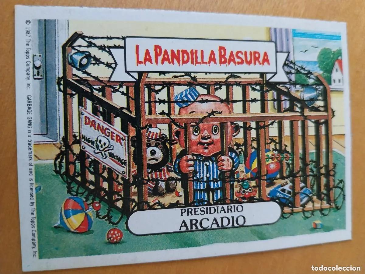 Coleccionismo Cromos antiguos: Cromo n.189 la pandilla basura (album azul) sin pegar