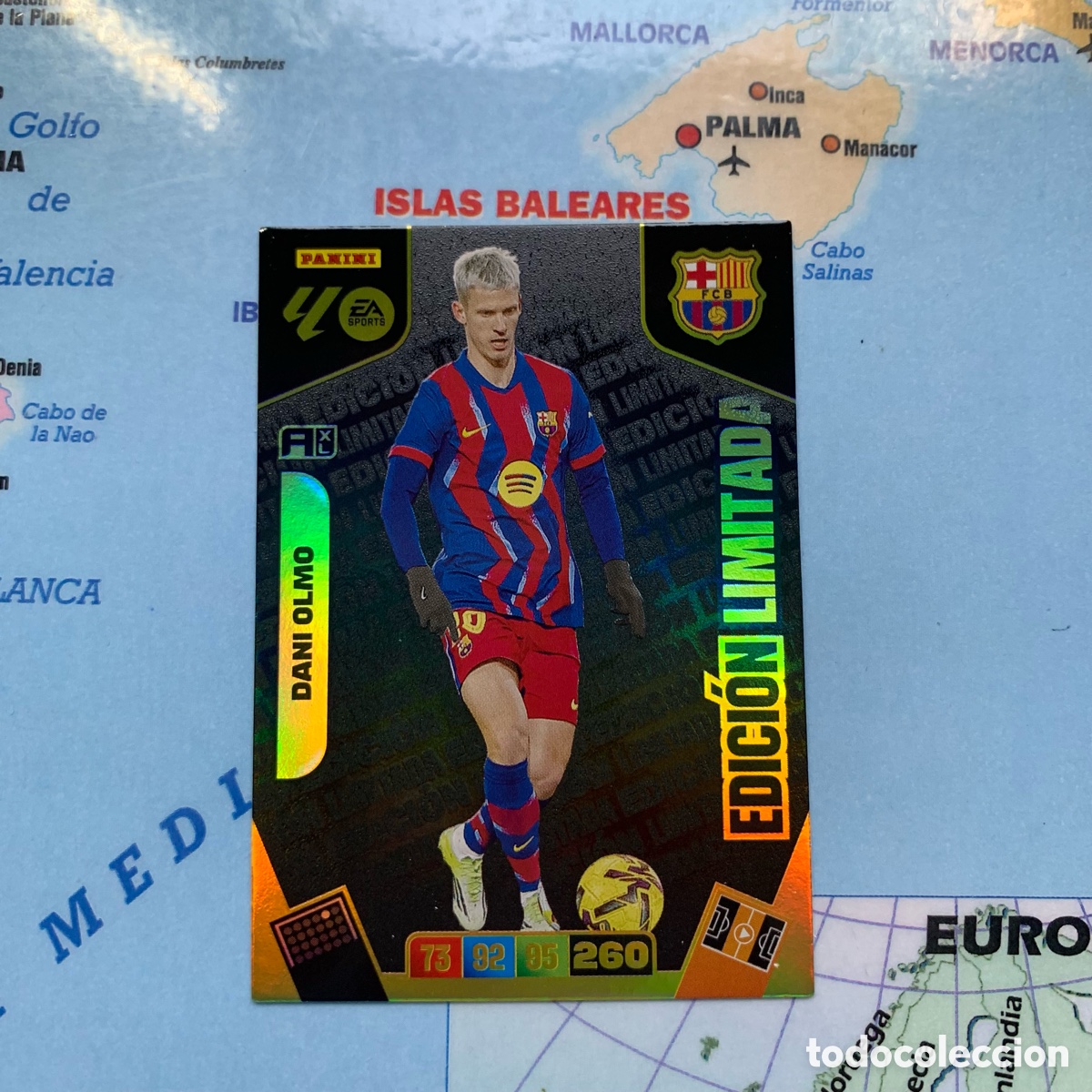 Coleccionismo Cromos antiguos: Dani Olmo Edici&oacute;n Limitada del Barcelona cromo adrenalyn XL 25-26 2025-2026