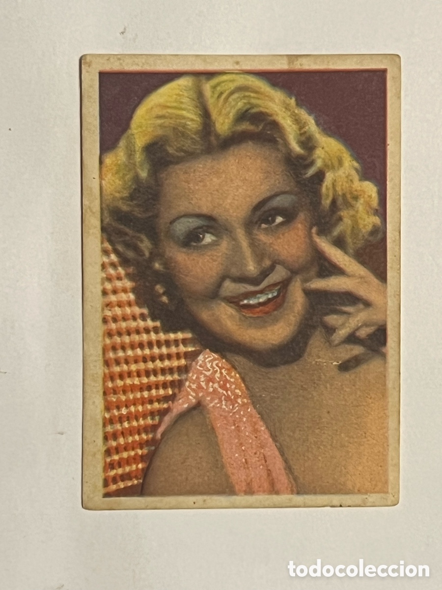 Coleccionismo Cromos antiguos: CLAIRE TREVOR. Cromos Cine Foto. Bruguera Hoja G-4, N.&deg; 10