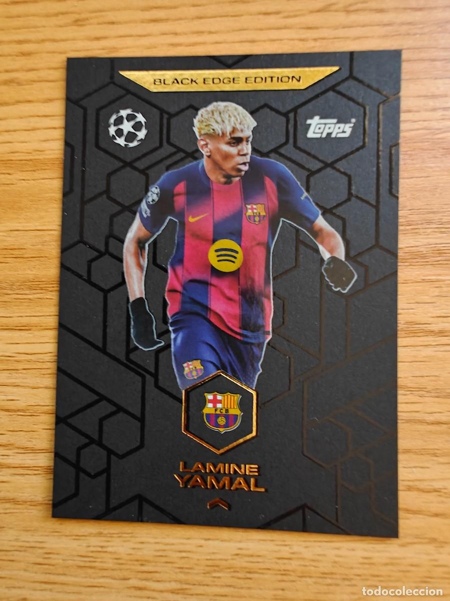 Coleccionismo Cromos antiguos: Lamine Yamal BE 3 Match Attax 25 26 Black Edge Edition Barcelona 2025 2026