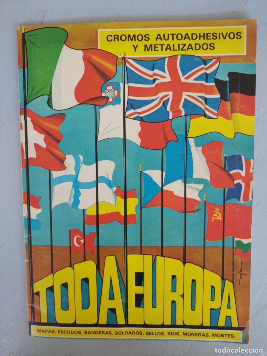 Collezionismo Figurine antiche: ALBUM TODA EUROPA. Cromos metalizados y auto adhesivos. 1975