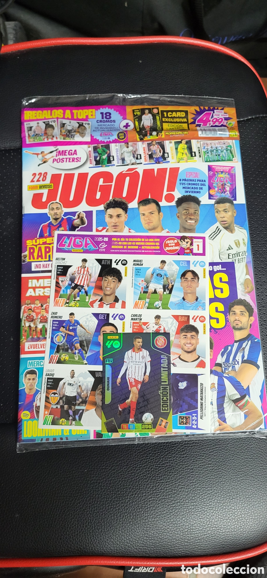 Coleccionismo Cromos antiguos: REVISTA JUGON 228 &rdquo; COMPLETA &rdquo; NUEVA SIN ABRIR