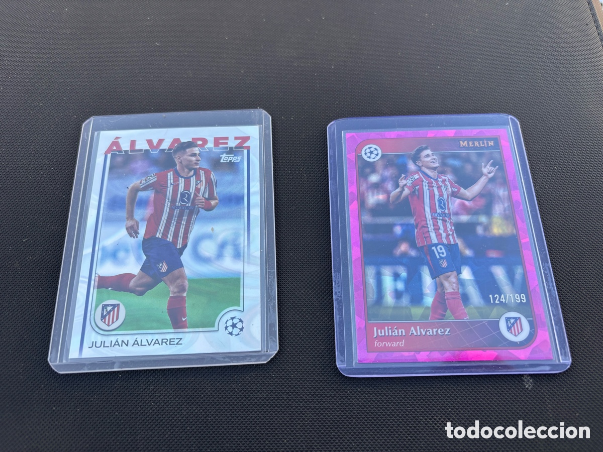 Coleccionismo Cromos antiguos: Lote Juli&aacute;n &Aacute;lvarez Atl&eacute;tico de Madrid