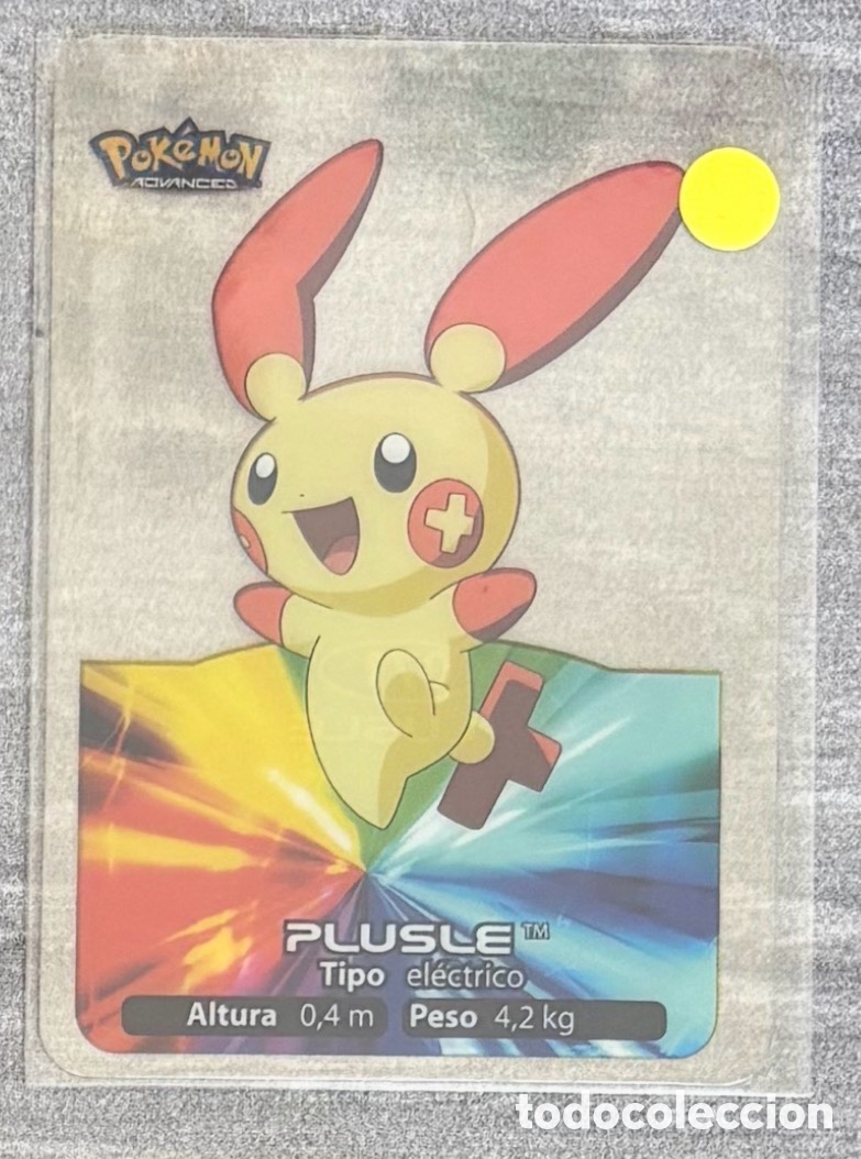 Coleccionismo Cromos antiguos: Carta Lamincards lamin card Pokemon advanced generaci&oacute;n PLUSLE
