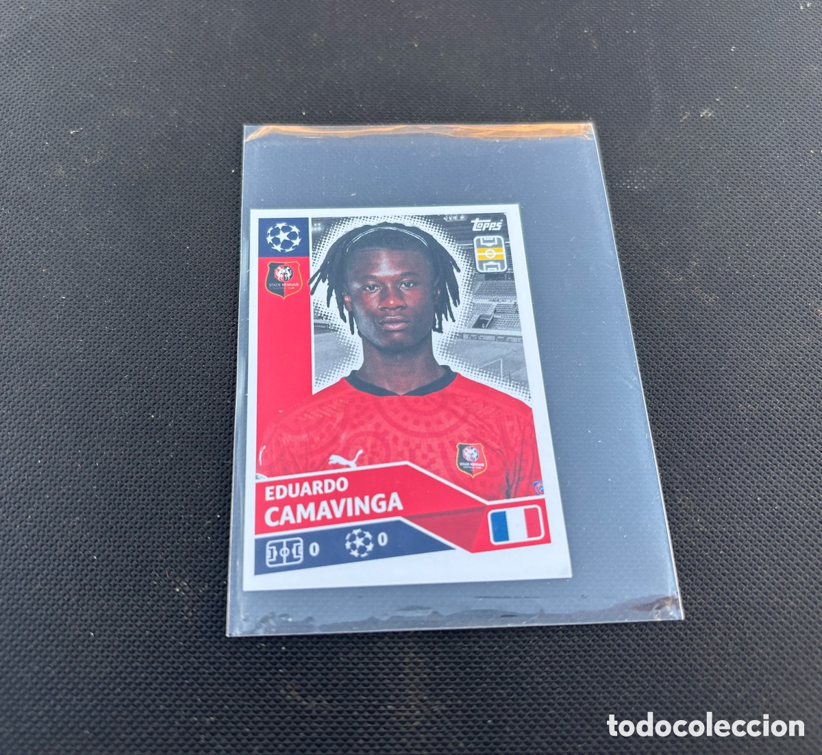 Coleccionismo Cromos antiguos: camavinga ren 9 topps champions 2020/21