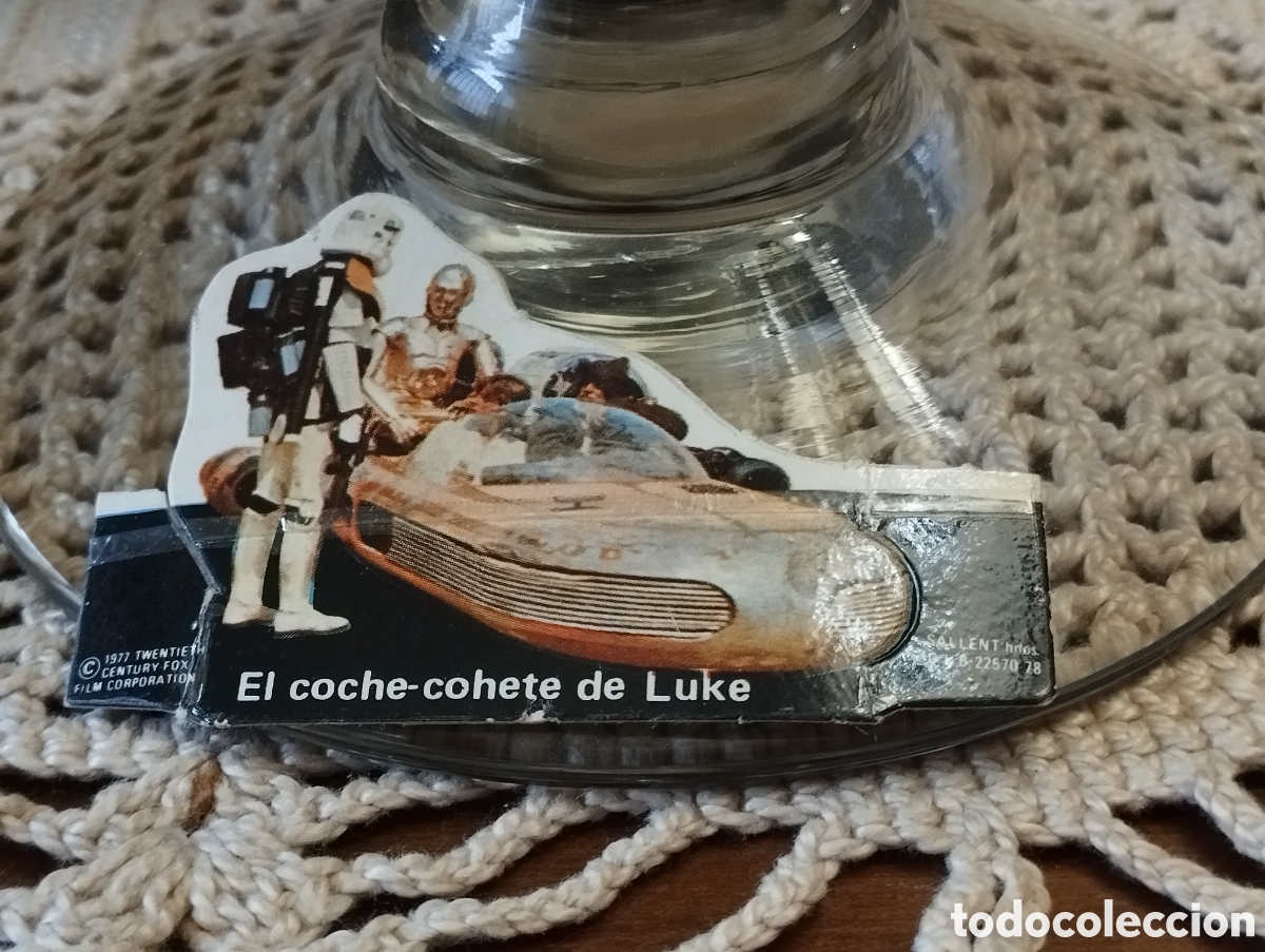 Coleccionismo Cromos antiguos: CROMO TROQUELADO PHOSKITOS START WARS LA GUERRA DE LAS GALAXIAS EL COCHE COHETE DE LUKE