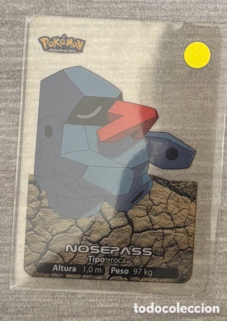 Coleccionismo Cromos antiguos: Carta Lamincards lamin card Pokemon advanced generaci&oacute;n NOSEPASS