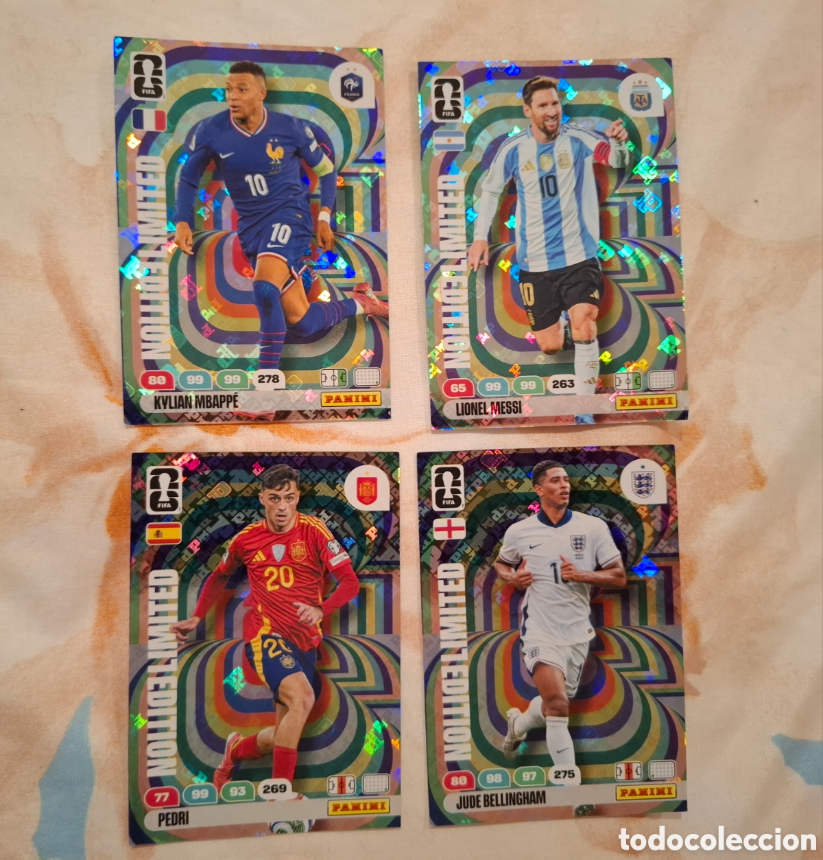 Coleccionismo Cromos antiguos: 4 edici&oacute;n limitada holograma adrenalyn 2026 world cup mundial