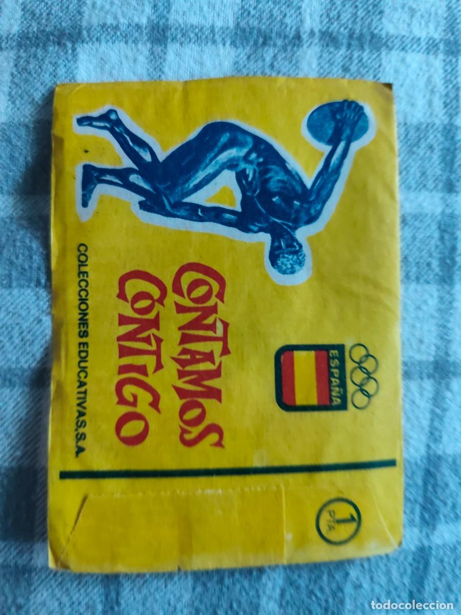 Coleccionismo Cromos antiguos: Sobre sin abrir Contamos contigo. Colecciones educativas S. A..