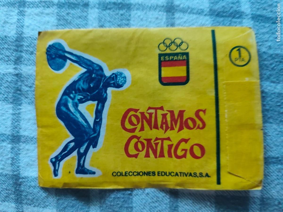 Coleccionismo Cromos antiguos: Sobre sin abrir Contamos contigo. Colecciones educativas S. A..