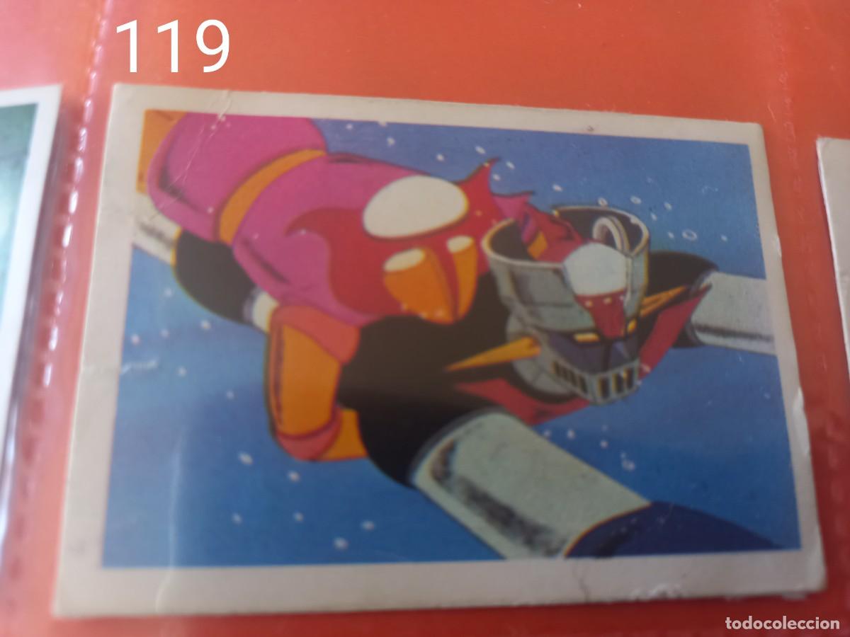 Coleccionismo Cromos antiguos: Cromo n.119 mazinger z-1 despegado